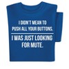 Collections Etc Push Your Buttons T-shirt - 4 of 4