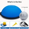 COZONY Half Balance Ball Trainer with Textured Base, 2 Resistance Bands and Pump for Home Gym Stability Training - 2 of 4
