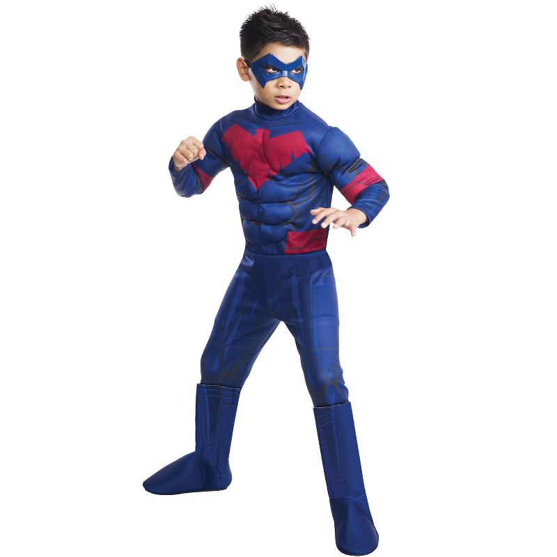 DC Comics Deluxe Nightwing Boys' Costume, 1 of 2