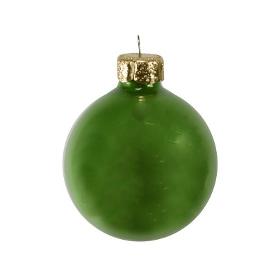 Northlight 14ct Pearl Soft Green Glass Ball Christmas Ornaments 2" (50mm)