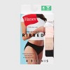 Hanes Premium Women's 4pk Breathable Ribbed Bikini Underwear - White/Beige/Black - 2 of 4