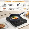 1800W Induction Cooker with 20 Power Levels & 20 Temperature Settings, Induction Stove with 4H Timer, 4 Presets, Safety Lock, Residual Heat Indicator - 2 of 4