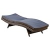 Toscana Set of 2 Wicker Patio Chaise Lounge - Brown - Christopher Knight Home: All-Weather, UV & Water-Resistant - 3 of 4
