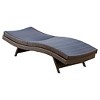 Toscana Set of 2 Wicker Patio Chaise Lounge - Brown - Christopher Knight Home - image 3 of 4