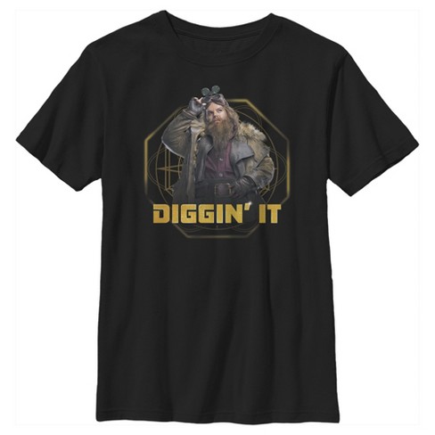 Boy's Disney Artemis Fowl Mulch Diggums Diggin It T-shirt - Black - X ...