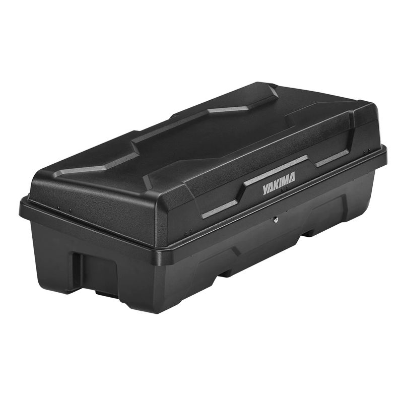 Yakima EXO 10 Cubic Foot GearLocker Vehicle Rooftop Cargo Mount Carrier Box with Wide-Angle Opening and SKS Security Lock, Black, 1 of 8