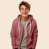 Dalix Cappuccino Embroidered Zip Hoodie Fleece Long Sleeve Pocket Warm Soft Mens - 3 of 4