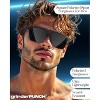 grinderPUNCH Polarized Driving Sunglasses for Men Lightweight UV400 Protection Anti Glare Square Sun Glasses - 3 of 4