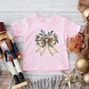 The Juniper Shop Holly Leaves Coquette Youth Short Sleeve Tee - 2 of 3