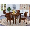 Modern Kitchen Dining Set - Small Table with 4 Chairs - Elegant Design for Home - 2 of 4