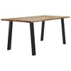 vidaXL Dining Table 59.1 in.x35.4 in.x29.5 in. Solid Wood Acacia - 3 of 4