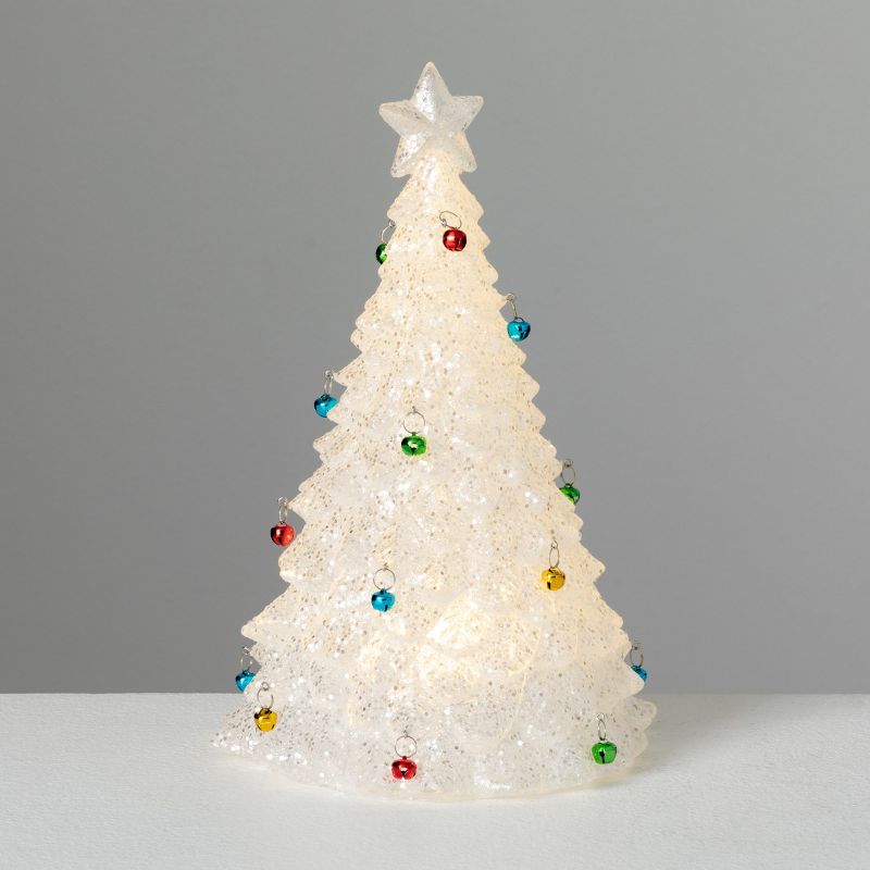 11.5"H Sullivans LED Tree With Colored Bells, Multicolored, 1 of 4