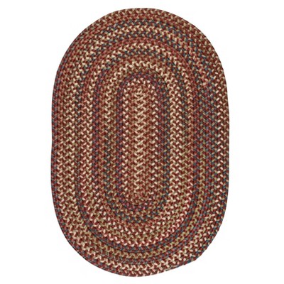 Colonial Mills Cedar Cove - Rust 5 Ft x7 Ft Oval Rug Indoor 65% Nylon/35% Polypropylene