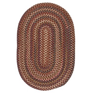Colonial Mills Cedar Cove - Rust 5 Ft x7 Ft Oval Rug Indoor 65% Nylon/35% Polypropylene - 1 of 3