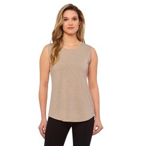 Rekucci Women's Soft Jersey Knit Sleeveless Tank Top – Casual & Versatile Everyday Wear - 1 of 3