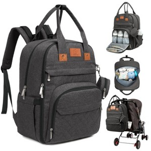 KeaBabies Diaper Bag with Changing Pad - Waterproof Baby Bag, Travel Diaper Bags, Baby Diaper Bag Backpack - 1 of 4