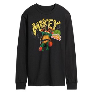 Men's - Teenage Mutant Ninja Turtles - Michelangelo AKA Mikey Long Sleeve Graphic T-Shirt - 1 of 4