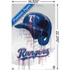 Trends International MLB Texas Rangers - Drip Helmet 22 Unframed Wall Poster Prints - 3 of 4