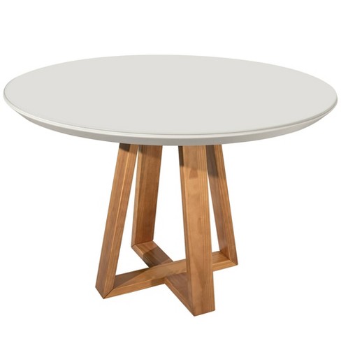 45 27 Duffy Round Dining Table Off, Modern White Round Pedestal Dining Table
