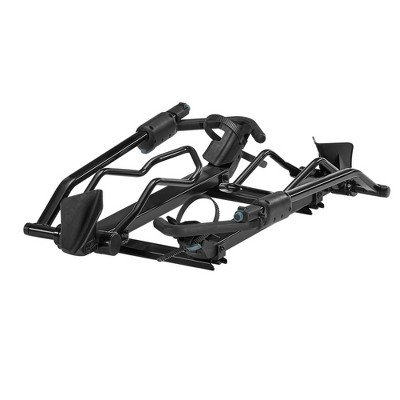 Yakima EXO DoubleUp 2 Bike Capacity Hitch Bike Rack with StrongArm Design, SpeedKnobs, and SKS Lock for EXO SwingBase or EXO TopShelf, Black