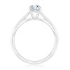 Pompeii3 1/2Ct Round Diamond Solitaire Engagement Ring 10k White Gold - 2 of 4
