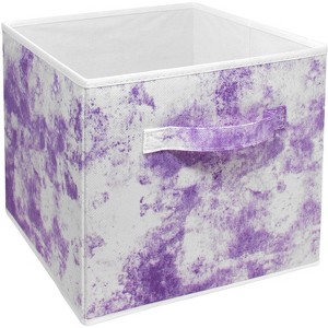 Sorbus 11 Inch Foldable Fabric Storage Cube Bin with Handles - for Organizing Pantry, Closet, Nursery, Playroom, and More - 1 of 4