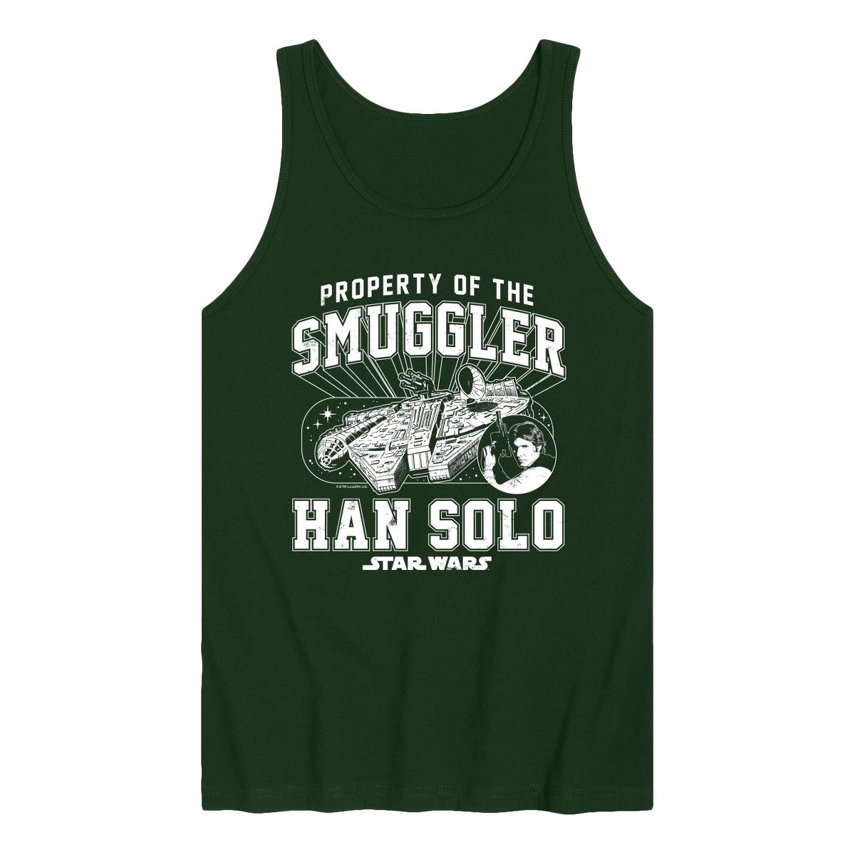 Men's - Star Wars - Property Of The Smuggler Graphic Tank Top - thumbnail 5