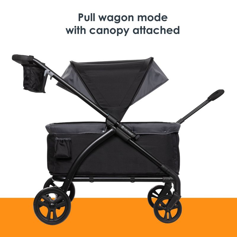 Baby Trend Expedition LTE 2-in-1 Stroller Wagon - Madrid Black, 5 of 19