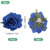Unique Bargains Fabric Floral Wedding Party Rose Hair Clip Brooch 1 Pc - 3 of 4