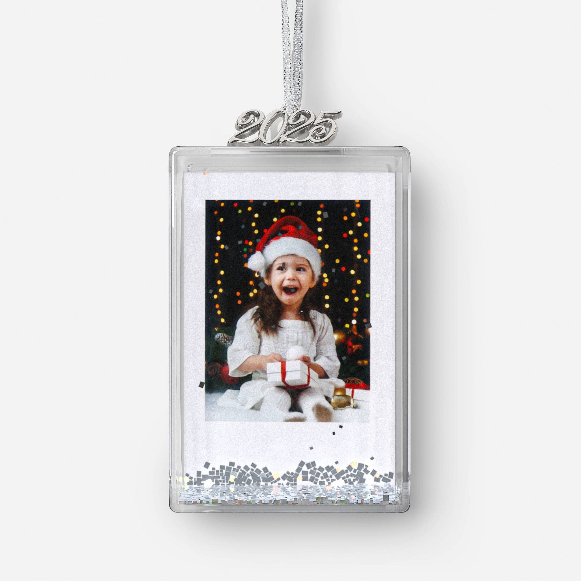 Instax Mini Instant Film Photo Frame Ornament - Wondershop™ Snow Liquid Glitter