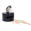 International Willie Woodpicker Toothpick Holder, Woodpecker Design, 100 Count Plastic Toothpicks, Black & White - 4 of 4