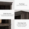 3 Tier Bookcase, Farmhouse Book Shelf with Storage - 3 of 4