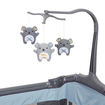 Starlight Blue Portable Mesh Nursery Center with Bassinet