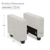 Belffin Modular Sectional Sofa Armrest Module for Corduroy Modular Couch, Pair of Armrests - 2 of 4