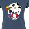 Women's - Peanuts - Snoopy Vampire Glow Fitted Graphic T-Shirt - 2 of 4