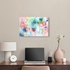 Art Remedy Doll Memories - Rainbow Vibes Colorful Abstract Wall Art Unframed - 2 of 4