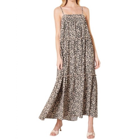 Women's Julianne Tiered Trapeze Maxi Dress - SUGARLIPS - image 1 of 4