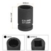 Unique Bargains 40CR Metric High Torque 3/4 Inch Driver Wrench 12 Point Impact Socket - 2 of 4