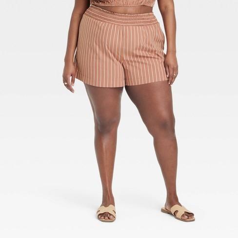 Women's High-rise Pleat Front Shorts - A New Day™ : Target