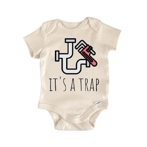 Plumber Plumbing Trap - Baby Boy Girl Clothes Infant Onesie® Funny Cute Newborn GS1 - 1 of 4