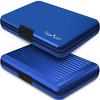 Generic Aluminum Wallet, Card Case Wallet, Metal RFID Credit Card Holder for Men & Women, 6 Cotton Slots - 2 of 4