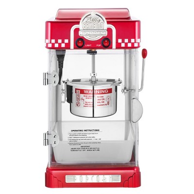 6073 Great Northern Red Little Bambino Table Top Retro Machine Popcorn Popper, 2.5oz