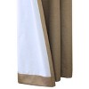 Set of 2 Suprema Grommet Top Blackout Curtain Panels - Thermaplus - image 4 of 4