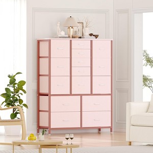 15 Drawers Dresser for Bedroom, Tall Dressers & Chest of Drawers with Storage Organizer&Sturdy Metal Frame&Easy Pull Handle for Hallway, Entryway - 1 of 4