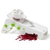 Starfrit Cubing Pro Mandoline Slicer with Storage Box, White with Green - 3 of 4
