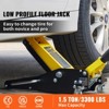 VEVOR Floor Jack, 1.5 Ton Low Profile Floor Jack, Aluminum and Steel Racing Floor Jack with Dual Pistons Quick Lift Pump, Yellow - 3 of 4
