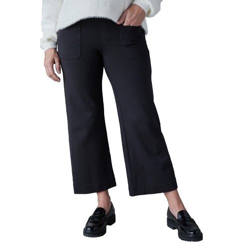 Under Belly Split Front Ponte Maternity Pants - Isabel Maternity By Ingrid  & Isabel™ Black : Target