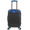 Rockland London Hardside Expandable Luggage with Spinner Wheels Grey Carry-On 20-Inch - 2 of 4