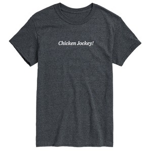 Men's - Instant Message - Chicken Jockey Gamer Short Sleeve Graphic T-Shirt - 1 of 4