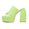 Fashion To Figure Women's Icelynn Platform Heel Slide - Wide Width - 3 of 4